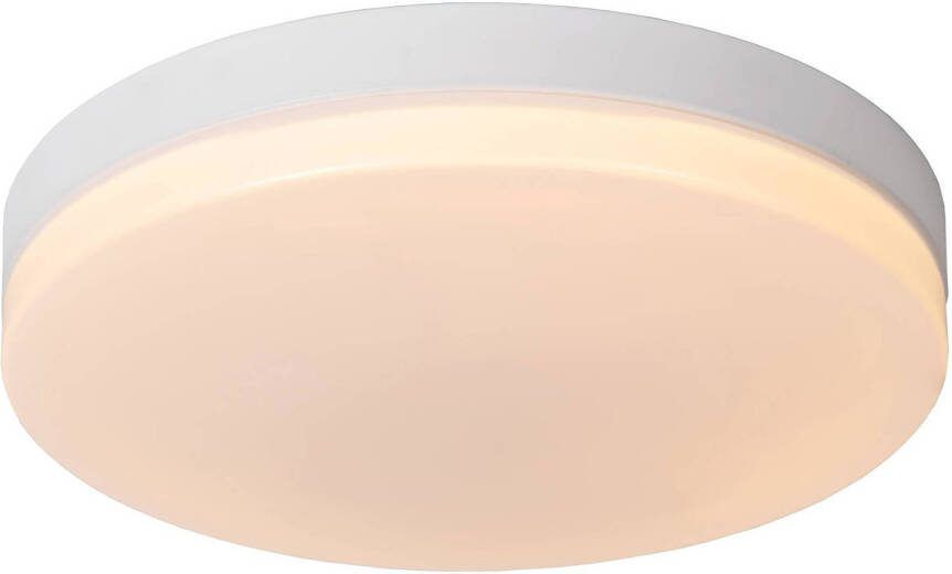 Lucide BISKIT Plafonnière Badkamer Ø40 cm LED 1x36W 2700K IP44 Beweging & dag nacht sensor Wit