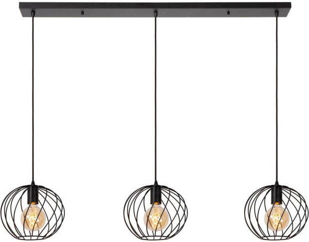 Lucide DANZA Hanglamp 3xE27 Zwart