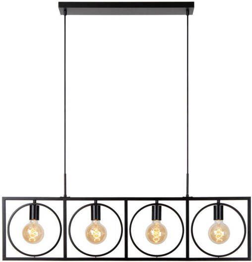 Lucide SUUS Hanglamp 4xE27 Zwart