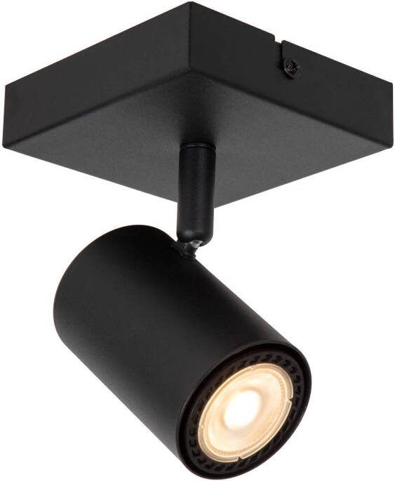 Lucide AMIGO Wandspot Wandlamp 1xGU10 Zwart