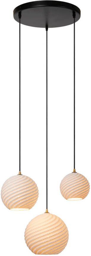 Lucide BINA Hanglamp Ø 40 cm 3xE27 Wit