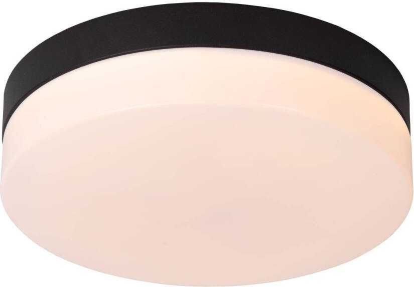Lucide BISKIT Plafonnière Badkamer Ø 23 cm LED 1x12W 2700K IP44 Bew