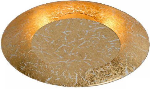 Lucide FOSKAL Plafonnière Ø 21 5 cm LED 1x6W 2700K Mat Goud Messing
