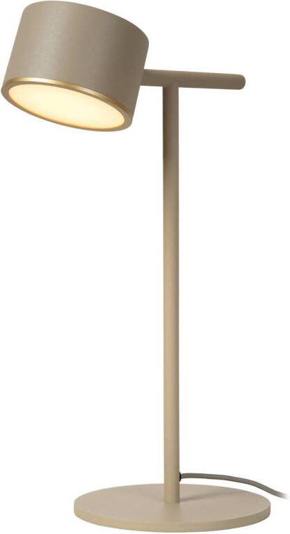 Lucide GIAN Tafellamp LED Dimb. 1x9W 2700K Taupe
