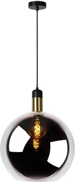 LUCIDE Hanglamp Julius Zwart Messing 40cm E27 - Foto 2
