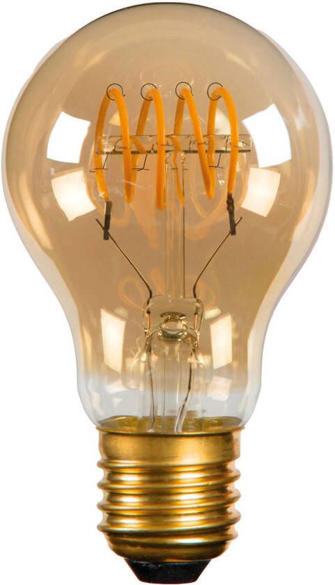 LUCIDE Ledfilamentlamp Peertje A60 Amber D6cm Dimbaar Warm Wit E27 4 9w - Foto 2