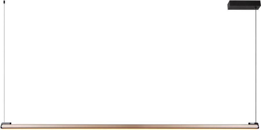 Lucide aluminium LED hanglamp 150x5 cm koffiebruin