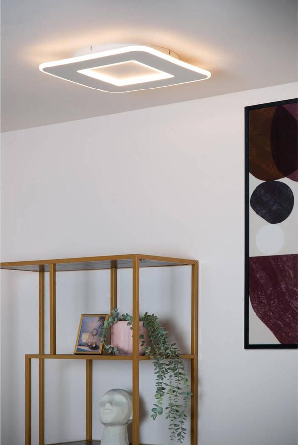 Lucide AXELLE Plafonnière LED Dimb. 1x24W 2700K 3 StepDim Wit - Foto 3