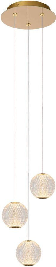 Lucide CINTRA Hanglamp Ø 25 cm LED Dimb. 3x4 7W 2700K Transparant - Foto 1