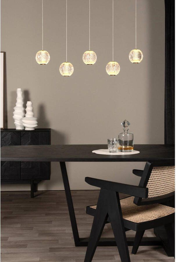 Lucide CINTRA Hanglamp LED Dimb. 5x4 7W 2700K Transparant - Foto 3