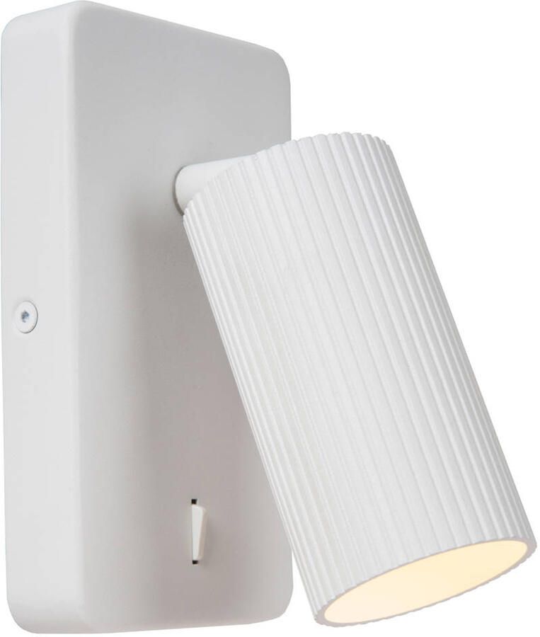Lucide CLUBS Bedlamp Wandlamp 1xGU10 Wit