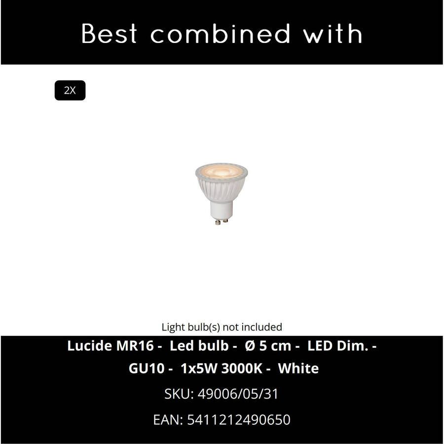 Lucide CLUBS Vloerlamp 2xGU10 Wit - Foto 2