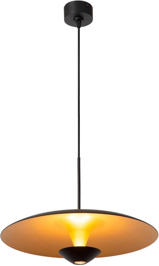 Lucide dimbare LED hanglamp Ø40 cm zwart