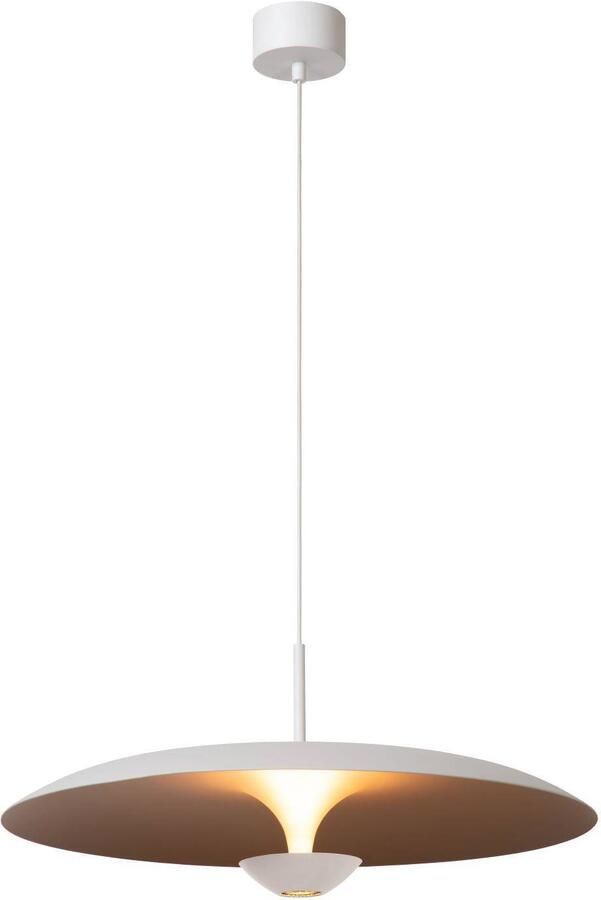 Lucide dimbare LED hanglamp Ø 60 cm wit