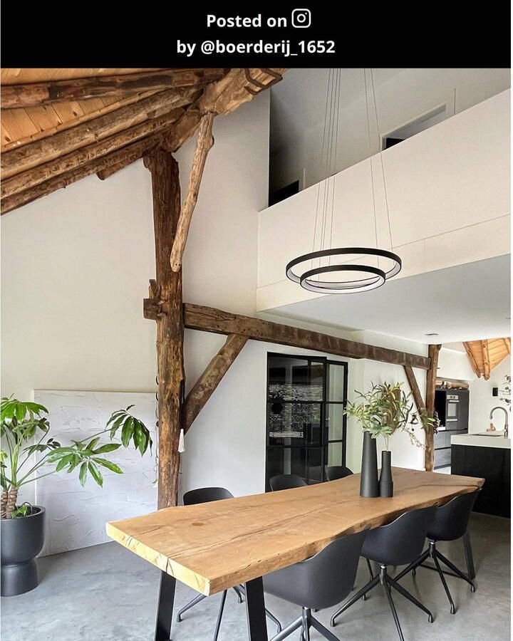 Lucide VIDAL Hanglamp 1xGeïntegreerde LED Zwart - Foto 3