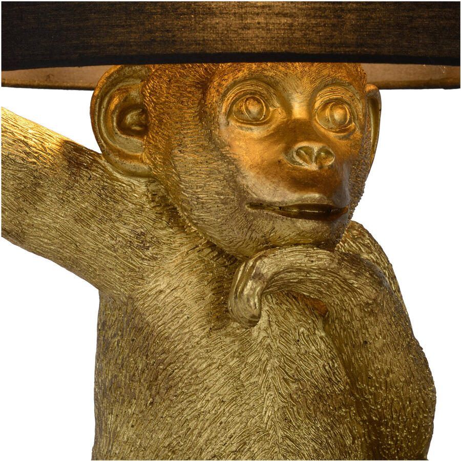 Lucide EXTRAVAGANZA CHIMP Tafellamp Ø 30 cm 1xE14 Zwart