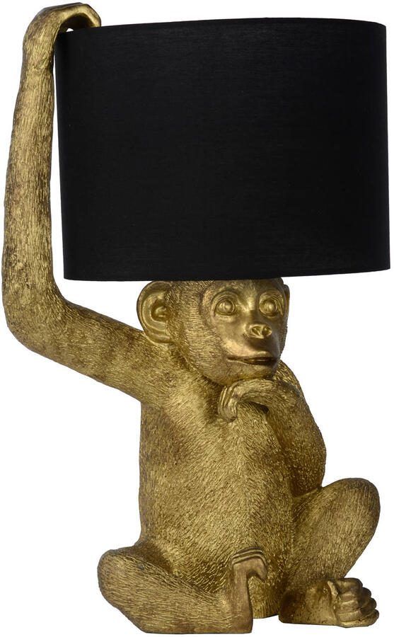 Lucide EXTRAVAGANZA CHIMP Tafellamp Ø 30 cm 1xE14 Zwart - Foto 2