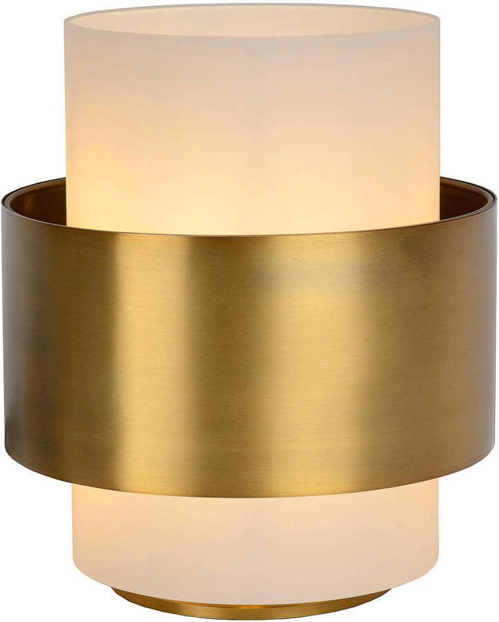 Lucide FIRMIN Tafellamp Ø 20 cm 1xE27 Mat Goud Messing