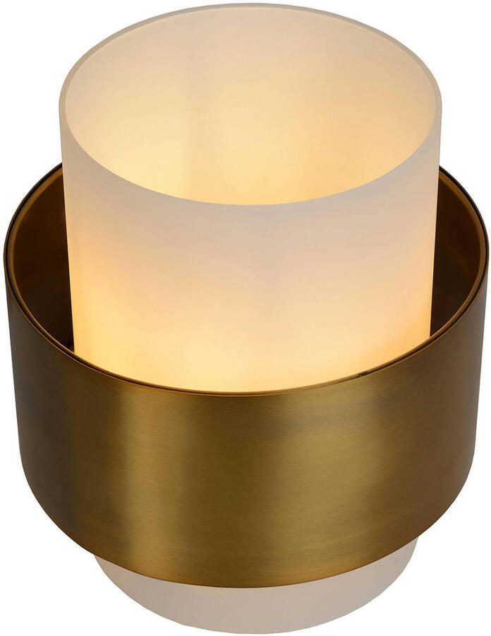 Lucide FIRMIN Tafellamp Ø 20 cm 1xE27 Mat Goud Messing - Foto 2