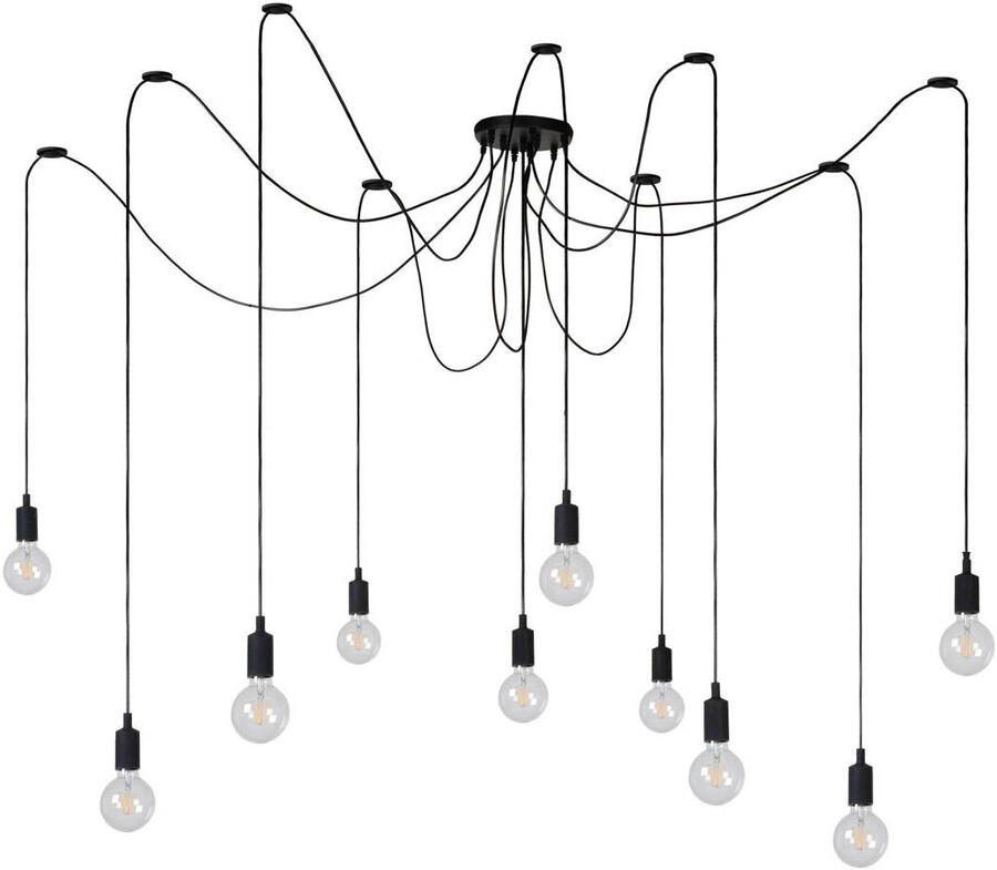 Lucide Hanglamp Fix Multiple Zwart ⌀150cm 10xe27 - Foto 2