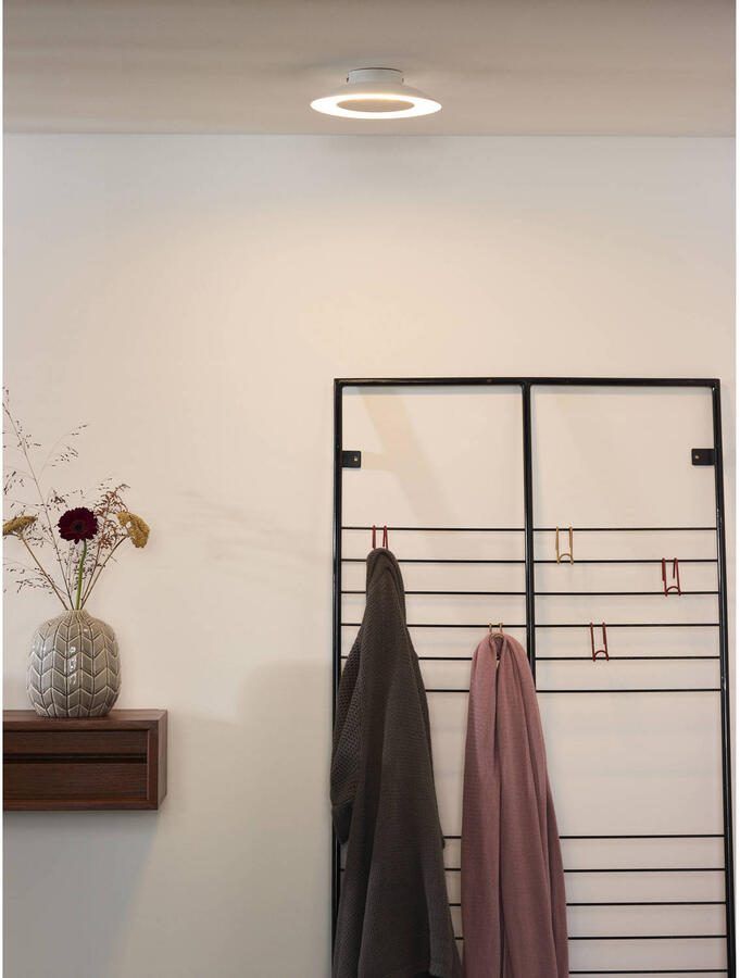 Lucide FOSKAL Plafonnière Ø 21 5 cm LED 1x6W 2700K Wit - Foto 2