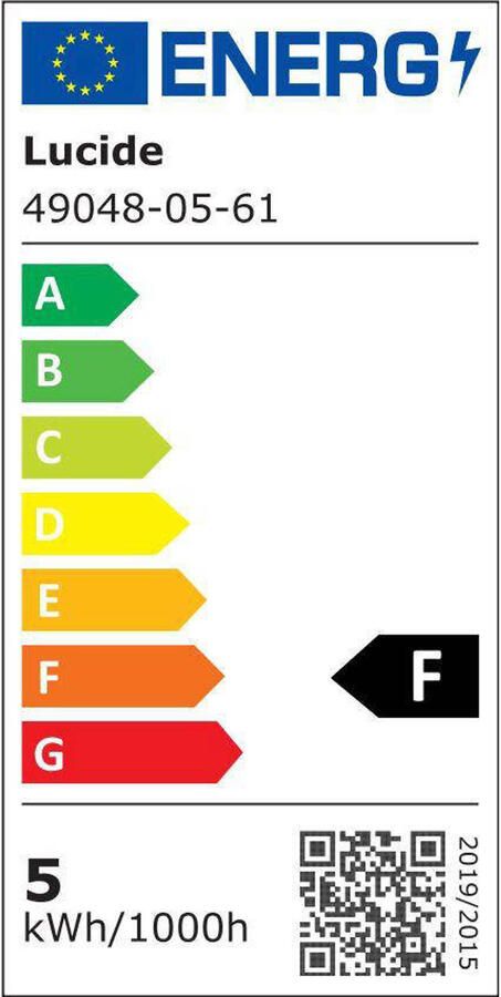 Lucide G80 Filament lamp Ø 8 cm LED Dimb. E27 1x5W 2700K Opaal