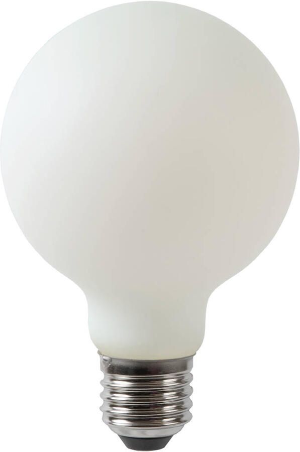 Lucide G80 Filament lamp Ø 8 cm LED Dimb. E27 1x5W 2700K Opaal - Foto 2
