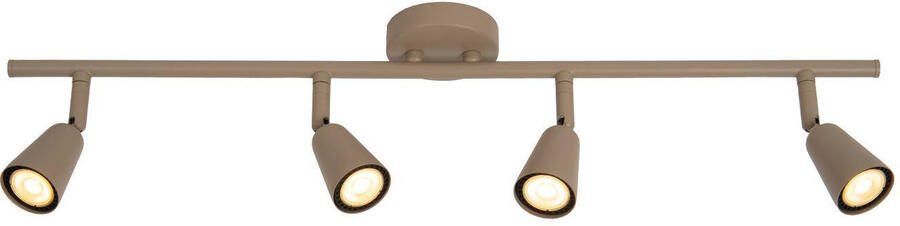Lucide dimbare opbouwspot GU10 76x17.5 cm taupe