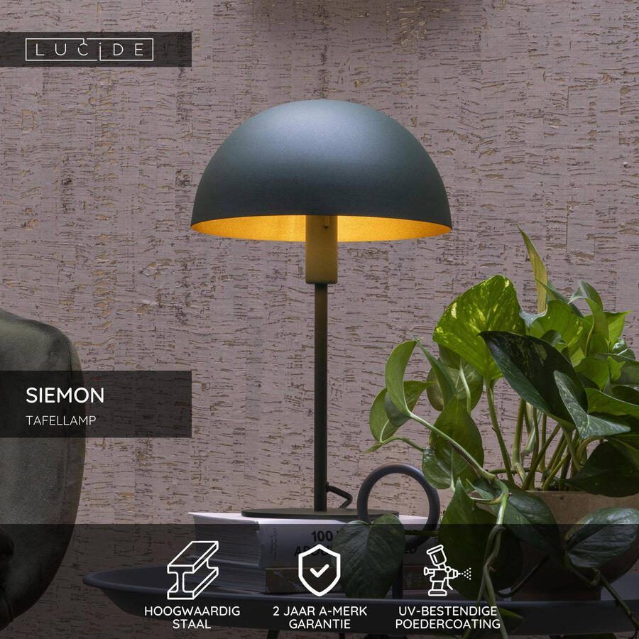 Lucide SIEMON Tafellamp 45596 01 (Kleur: groen) - Foto 2