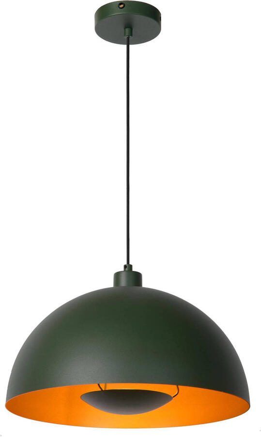 LUCIDE Hanglamp Siemon Donkergroen ⌀40cm E27
