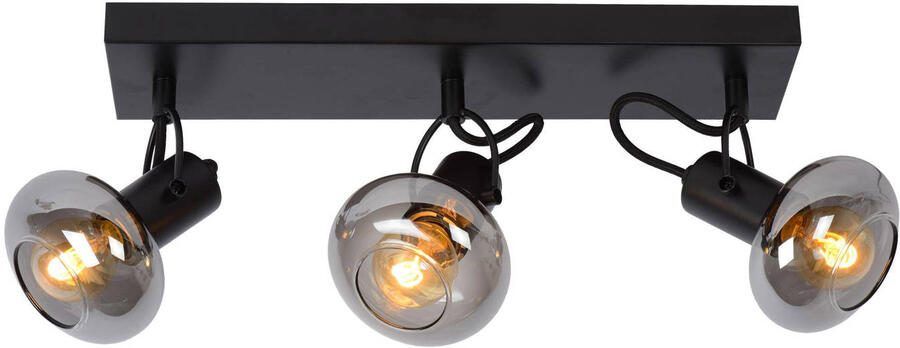 Lucide dimbare opbouwspot E14 38x9 cm zwart