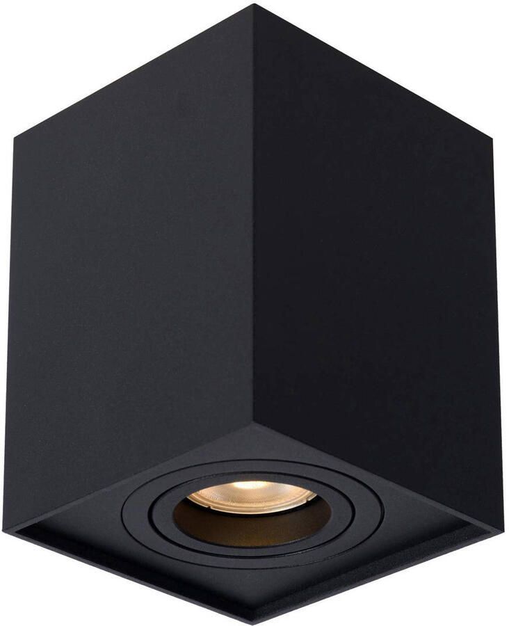 LUCIDE Opbouwspot Tube Zwart 9 6cm Gu10