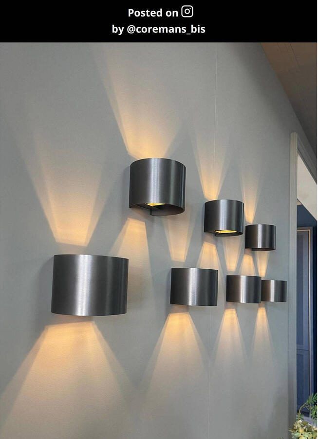 Lucide XIO Wandlamp LED Dimb. G9 1x3 5W 2700K Grijs - Foto 2