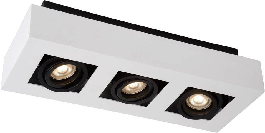 Lucide XIRAX Plafondspot LED Dim to warm GU10 3x5W 3000K 2200K Wit - Foto 2