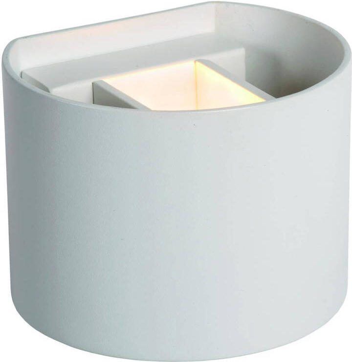 Lucide dimbare LED badkamerverlichting 13.5x11.5 cm wit