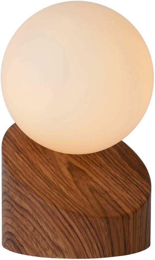 Lucide LEN Tafellamp Ø 10 cm 1xG9 Hout - Foto 1