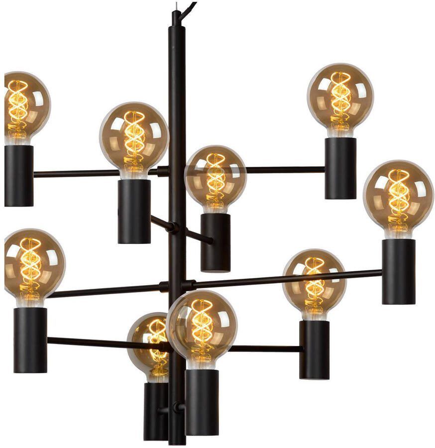 Lucide LEANNE Hanglamp Ø 65 cm 10xE27 Zwart - Foto 2