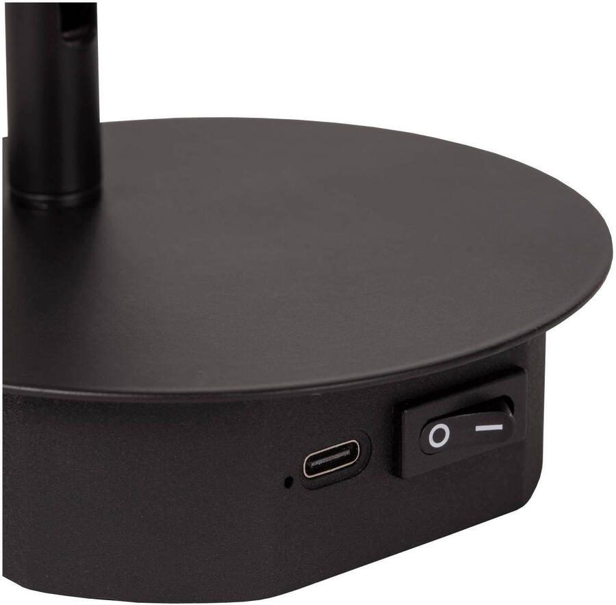 Lucide JOLIJN Oplaadbare Bedlamp Wandlamp Accu Batterij Ø 10 2 cm LED - Foto 2