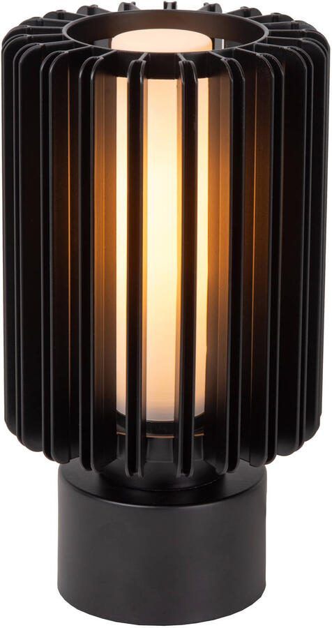 Lucide LAMBRES Tafellamp Ø 15 cm 1xE27 Zwart
