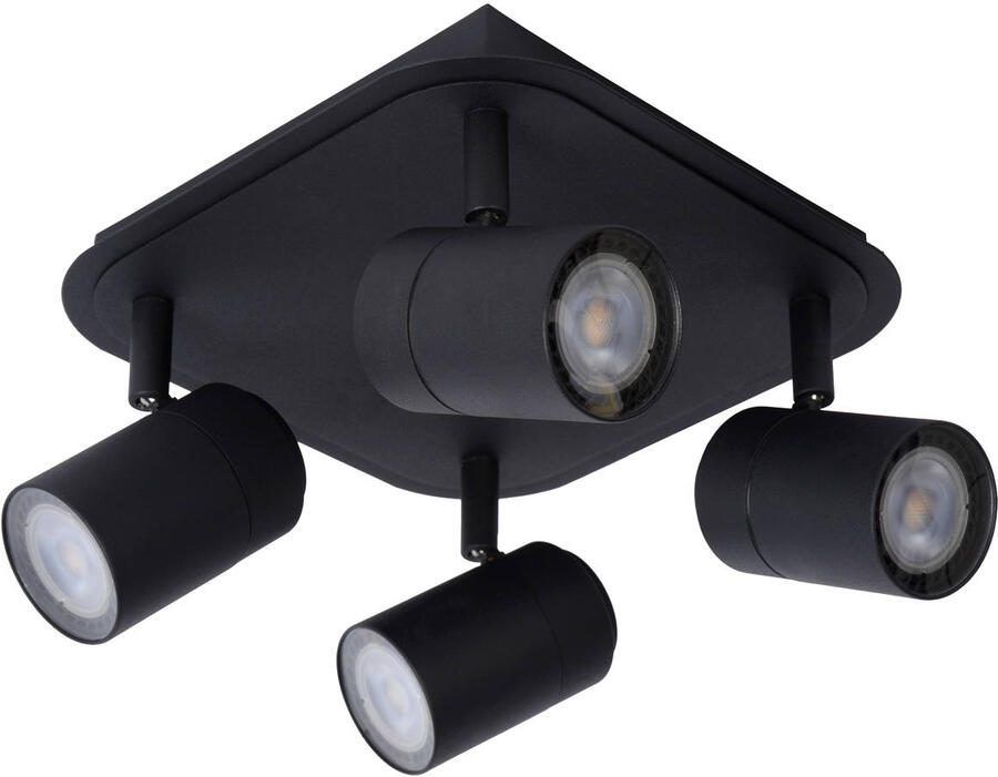 Lucide LENNERT Plafondspot Badkamer LED Dimb. GU10 4x5W 3000K IP44