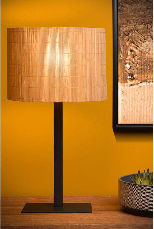Lucide MAGIUS Tafellamp Ø 28 cm 1xE27 Licht hout - Foto 3