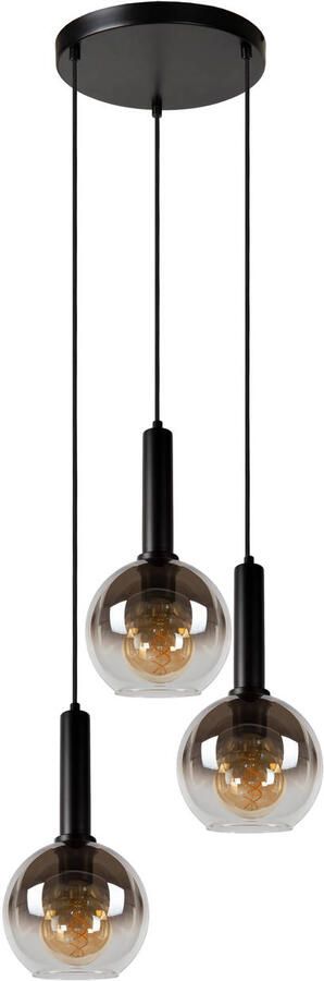 Lucide MARIUS Hanglamp Ø 48 5 cm 3xE27 Zwart - Foto 2
