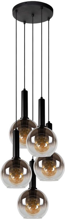 Lucide MARIUS Hanglamp Ø 55 cm 5xE27 Zwart