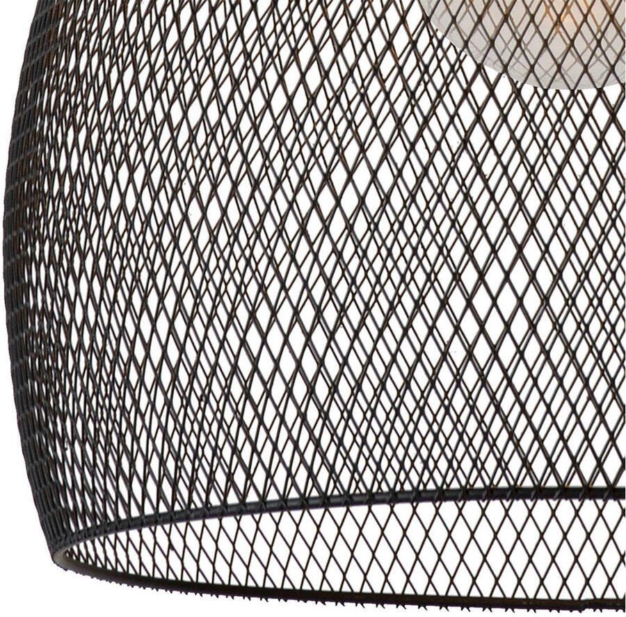 Lucide hanglamp Mesh zwart Ã˜28 cm Leen Bakker