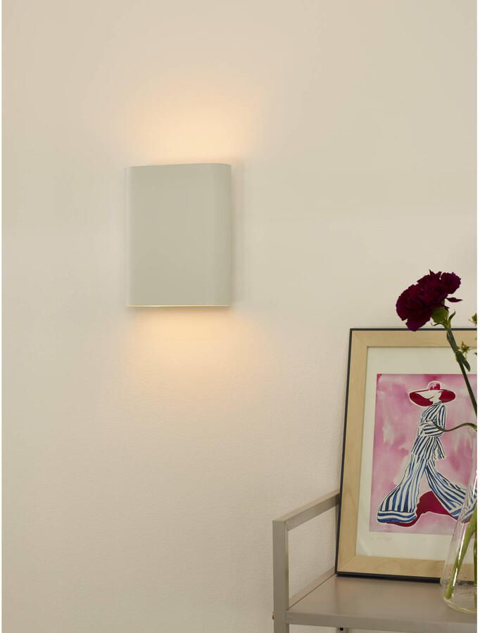 Lucide Ovalis Wandlamp Modern Wit 2 jaar garantie