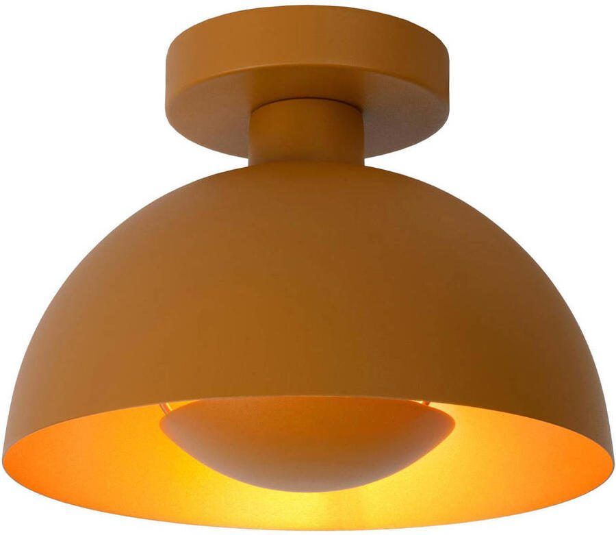 Lucide Plafondlamp Siemon Okergeel Ø25cm E27