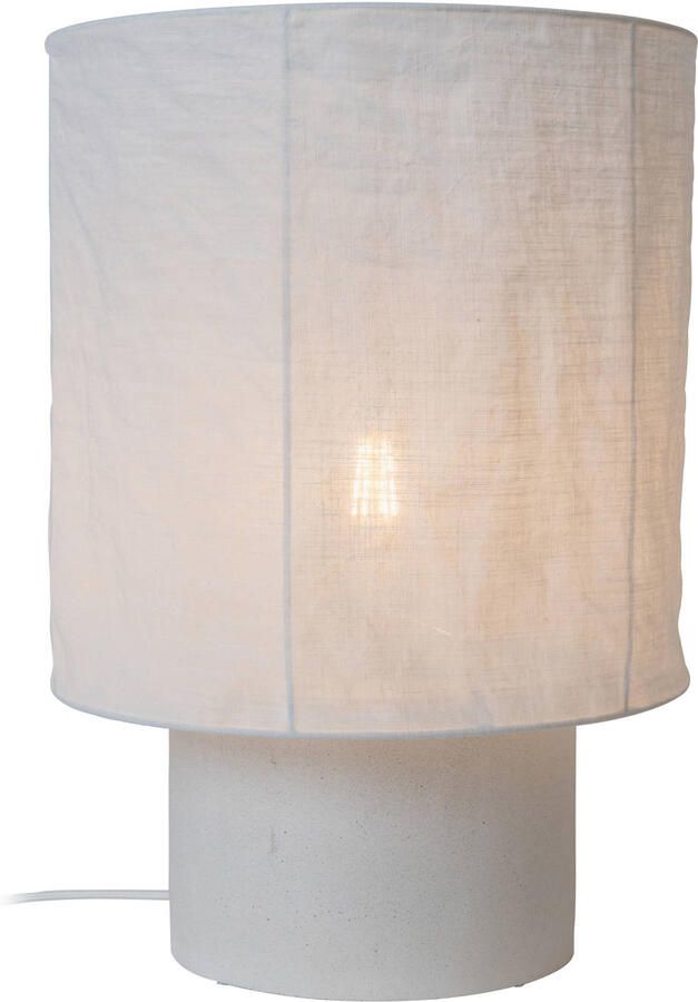Lucide TISSAJA Tafellamp Ø 30 cm 1xE27 Wit | Essential