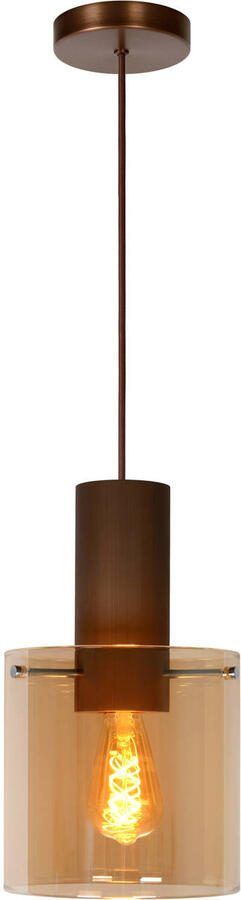 Lucide TOLEDO Hanglamp Ø 20 cm 1xE27 Amber - Foto 1
