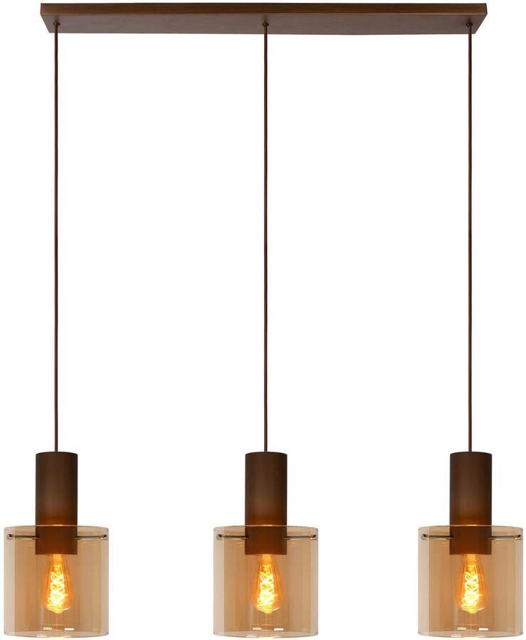 Lucide TOLEDO Hanglamp Ø 20 cm 3xE27 Amber