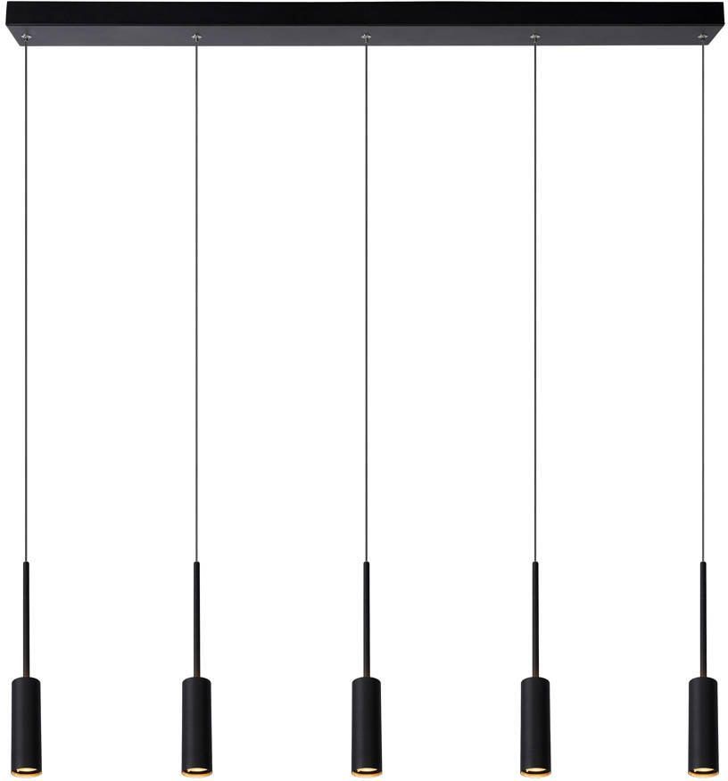 Lucide TUBULE Hanglamp 5xGeïntegreerde LED Zwart